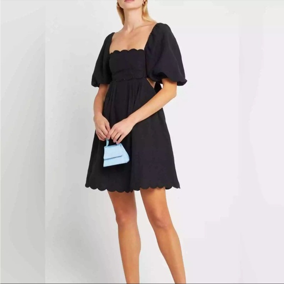 One Pretty Time little black dress - Picture 3 of 12